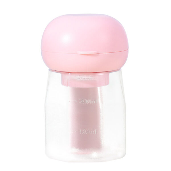 300ML 2-in-1 Mushroom Pet Water Bottle with Poop Bag Dispenser